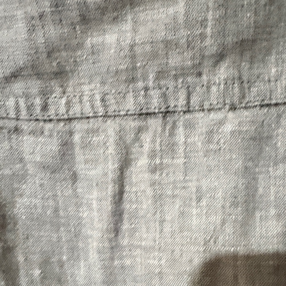 Athleta Gray Women's Linen Shorts - Picture 3 of 8